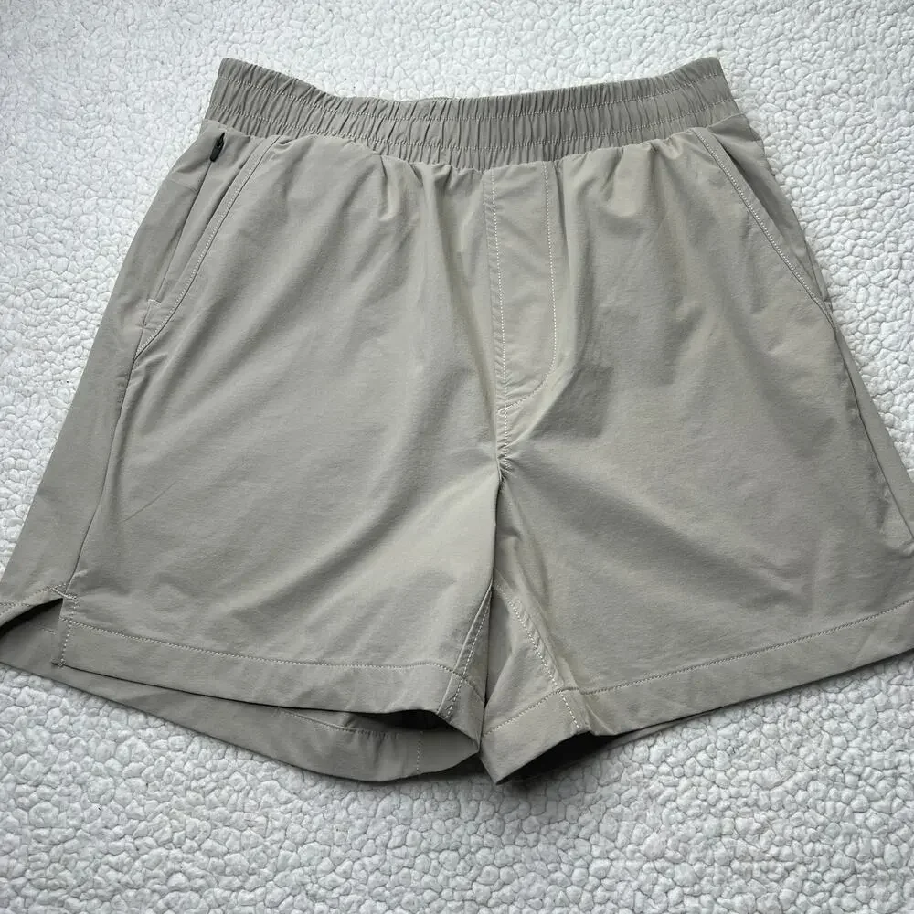 American Eagle Beige Elastic Waist XS Shorts